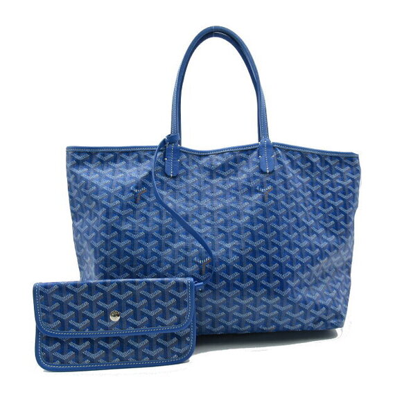 Goyard Saint Louis Tote Bag Canvas Blue - Picture 3 of 10